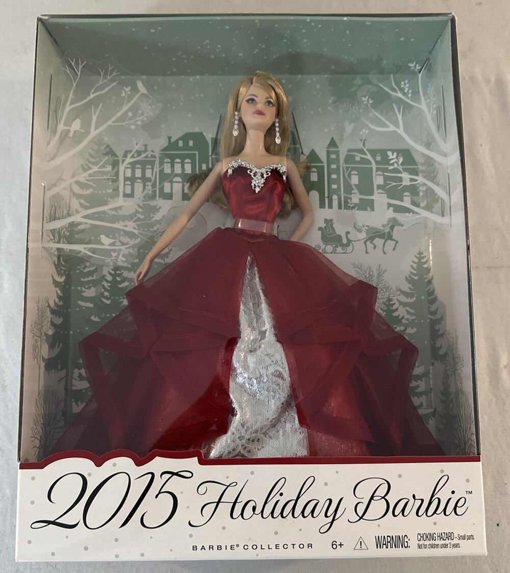 Mattel 2015 Holiday Barbie Doll NIB CHR76
